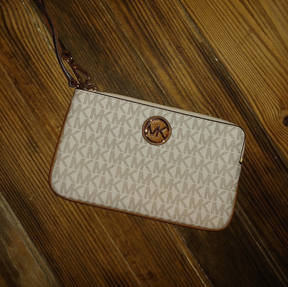 Michael Kors Monogram Wristlet